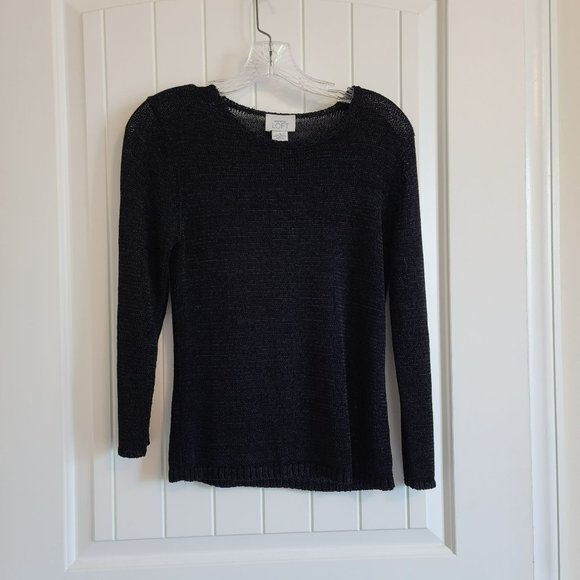 Ann Taylor Loft Black Sweater Size Medium - Picture 7 of 10